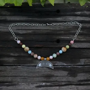 Joyería vikinga, collar vikingo, joyería étnica tribal colorida, regalo único para ti - Product Image 3