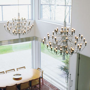 Lampadari a Sospensione LED di Design Moderno in Stile Francese Grandi Lampade a Sospensione in Ferro per <span class=keywords><strong>Loft</strong></span> Villa Soggiorno Alimentazione CA Casa Hotel - Product Image 2