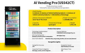 Haha Vending AI Smart 24 heures grande capacité combo automatique collations boissons nourriture AI distributeur automatique 542 <span class=keywords><strong>pro</strong></span> - Product Image 2