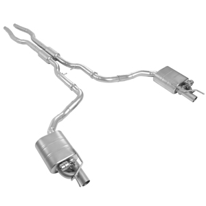 Sistema de Escape Catback para <span class=keywords><strong>Jaguar</strong></span> <span class=keywords><strong>XJ</strong></span> 3.0T/5.0T 2010+, Silenciador con Válvula Electrónica Valvetronic, Control Remoto, Acero Inoxidable 304 - Product Image 1