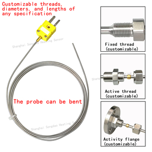 Pluggable nhiệt độ cảm biến đo nhiệt độ đầu dò WRNK-161/171 - Product Image 3