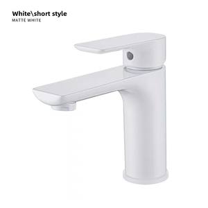 Robinet moderne monotrou en acier inoxydable Gunmetal Robinet <span class=keywords><strong>de</strong></span> bassin d'eau chaude et froide pour évier <span class=keywords><strong>de</strong></span> <span class=keywords><strong>lavabo</strong></span> domestique Noyau <span class=keywords><strong>de</strong></span> valve en céramique - Product Image 5