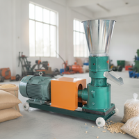 Machine à granulés d'aliments pour animaux de 150 kg à 200 kg par heure, prix compétitif, petite taille, usage domestique, pour la fabrication d'aliments pour poulets, porcs et poissons.