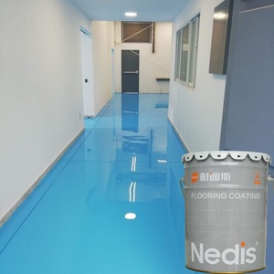 Peinture époxy pour sols anti-statique, antidérapante, résistante à l'abrasion et anti-poussière, directement de l'usine, pour ateliers électroniques, laboratoires - Product Image 2