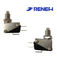 Micro-interrupteur à action rapide RENEW RVMB2 16A 250V en métal/plastique, bouton-poussoir momentané à montage sur panneau, interrupteur SPDT de haute précision