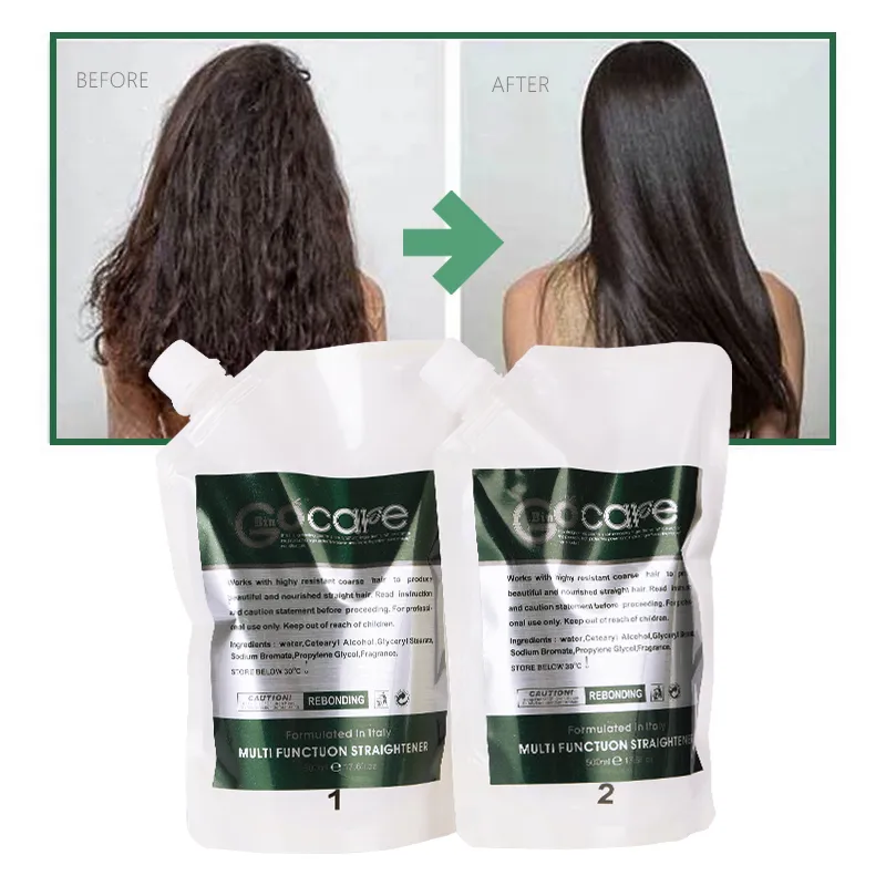 GOCARE Best Rebonding Cream Perm Lotion Multi Function Protein Keratin Hair Straightening Cream