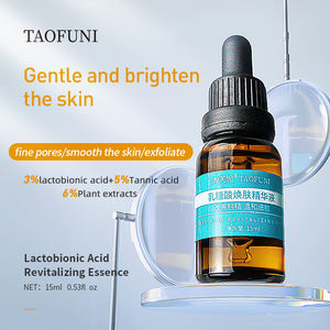 Esencia revitalizante de ácido lactobiónico, suero facial retráctil de poros, suero hidratante para el cuidado de la piel, exfoliante y poros finos - Product Image 2