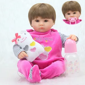 Lifereborn 42センチメートル17インチ小型人形ベビーリボーンピンク服子供のギフト子供の人形