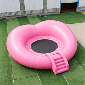 Trampoline gonflable en forme <span class=keywords><strong>de</strong></span> cœur, trampoline gonflable en PVC commercial pour la <span class=keywords><strong>location</strong></span> d'événements aquatiques et terrestres - Product Image 4