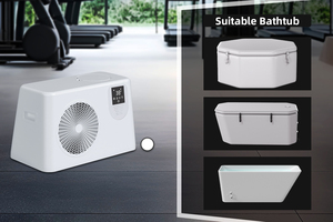 Enfriador de Agua Ultra Chiller de 1HP con Control por Wifi y Ozono, Bomba de Potencia de 150W, Enfriador de Inmersión Fría para Bañera de Hielo Inflable de Acrílico - Product Image 5