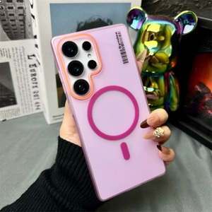 เคสโทรศัพท์แบบดูดแม่เหล็กเนื้อแมตต์บางเบา ให้สัมผัสเหมือนผิว สำหรับ Samsung S20 S21 S22 S23 S24 S25 ultra S25Edge A05 A25 A35 A55 A56 - Product Image 6