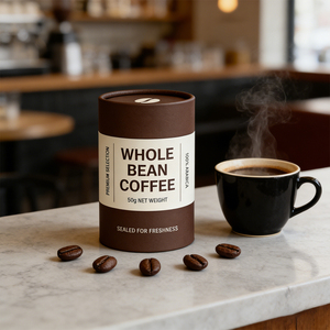 Conteneur tubulaire stratifié anti-odeur <span class=keywords><strong>pour</strong></span> le stockage du café Arabica biologique - Product Image 3