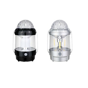 Linterna portátil para acampar L978, luz Led recargable con efecto de bola de discoteca giratoria para uso de emergencia al aire libre - Product Image 2