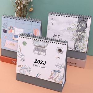 Fabricant de calendriers de bureau A6 personnalisés de haute qualité, impression personnalisée, 2022 2023, almanachs pour cadeaux promotionnels - Product Image 1