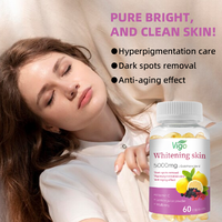 Vigo High Dose Gluthatione Collagène Vitamine C Supplément Poudre De Collagène De Poisson Marin Blanchiment De La Peau Gluthation Capsules