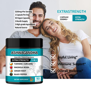 Cápsulas de Ashwagandha de Marca Privada con Raíz de Ashwagandha Orgánica y Pimienta Negra para el Bienestar General - Product Image 4