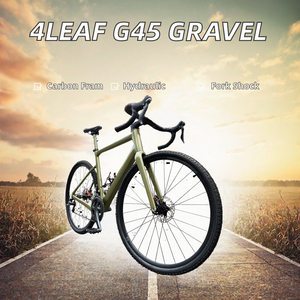 Bicicleta de Carretera 4LEAF G45, Cuadro de Fibra de Carbono, 700c, 10 Velocidades, Frenos de Disco Hidráulicos, Horquilla con Suspensión, para Carreras y Entrenamiento - Product Image 2