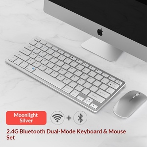 Wireless Bluetooth <b>Keyboard</b> And Mouse Combo Mute Membrane <b>Keyboard</b> For Desktop Laptop Phone Tablet Office Working - Product Image 3