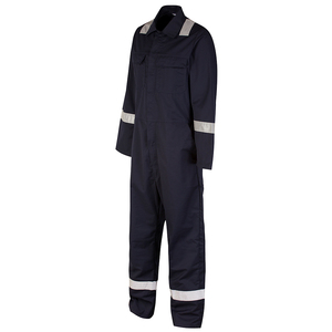 Combinaison de travail en coton ignifuge, imperméable, antistatique, haute visibilité, rouge, pour ingénieurs, anti-coupure, anti-rayonnement, <span class=keywords><strong>COS</strong></span> - Product Image 3