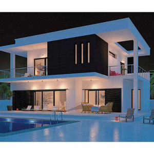 TOPPRE, modelo clásico europeo moderno, contenedor para el hogar, Estándares Australianos, sitio de Villa, casa de construcción de Villa de acero ligero temporal - Product Image 2