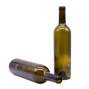 उच्च गुणवत्ता कारखाने के समर्थक duced खाली पैकेजिंग 750Ml ग्लास बरगंडी शराब की बोतल