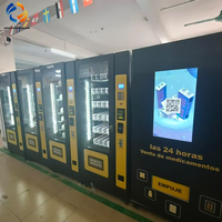Máquina Expendedora Inteligente de Bebidas y Snacks, Sistema POS SDK con Detección Automática de Fallos, Dispensador Combinado de Bebidas para Tiendas de Campus