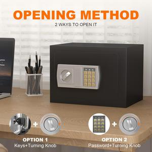 <span class=keywords><strong>Caja</strong></span> Fuerte Digital Electrónica Pequeña de Acero 25e para el Hogar, Mini <span class=keywords><strong>Caja</strong></span> de Seguridad para Dinero, Venta al Por Mayor - Product Image 4