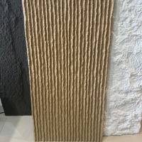 Panel de Pared de Piedra Gris para Decoración de Interiores 3D, Ladrillos Culturales de Imitación de PU Modernos, Fabricante Chino