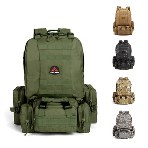 55L Tactical <b>Backpack</b> <b>Waterproof</b> High Density 900D Oxford Polyester Lining Zipper Closure Internal Frame - Product Image 1