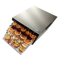 Slimme Digitale Voedseldehydrator met 8 Bakken, RVS, Temperatuurweergave & Ecologisch Ontwerp voor Thuisgebruik