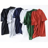 T-shirt d'été unisexe 100% coton avec ourlet, pour homme, logo personnalisé, vierge, tee-shirt masculin brodé reera, personnalisé