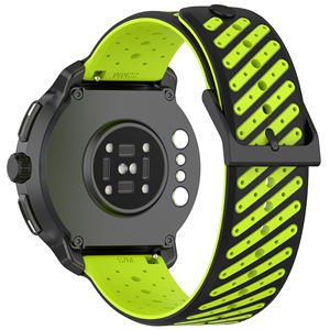 Bracelet de <span class=keywords><strong>montre</strong></span> en silicone respirant et imperméable de style officiel pour <span class=keywords><strong>SUUNTO</strong></span> RACE2 22 mm - Product Image 4