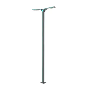 Poste de luz para césped, lámpara de jardín, poste de aluminio de fundición a presión, poste de paisaje de carretera, moderno, impermeable para exteriores, IP65, 30W, 50W, 10, eléctrico, 25