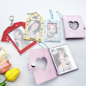 Kpop portacarte in PVC portacarte in PVC, custodia per foto con stampa <span class=keywords><strong>digitale</strong></span> impermeabile e portatile, con portachiavi, scheda di archiviazione - Product Image 6