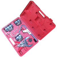 Conjunto de compressor de anel de pistão, 9 peças, auto motor, pistão de limpeza, expansor de anel, conjunto de ferramentas de compressor