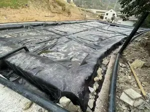 Membrane de toiture de revêtement d'étang 1mm 2mm réservoir d'eau de pluie