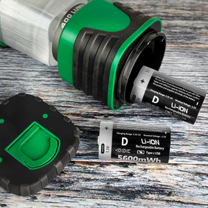 Lr20 lâu <span class=keywords><strong>d</strong></span>ài <span class=keywords><strong>D</strong></span> di động pin 5600mwh 1.5V đầu ra không đổi <span class=keywords><strong>li</strong></span> <span class=keywords><strong>ion</strong></span> có thể sạc lại pin với <span class=keywords><strong>Type</strong></span>-C sạc cáp - Product Image 4