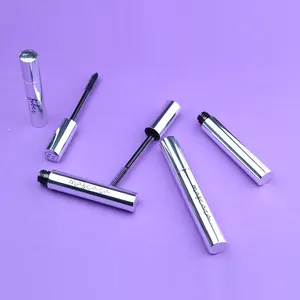 Kosong aluminium silver mascara wadah botol 10ml