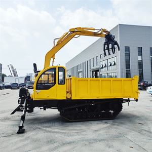 *forestry <b>Machines</b> Log Forwarder Mini Crawler <b>Grab</b> 8 Ton Dumper Truck Yunnei Engine Gearbox 1 Year - Product Image 4