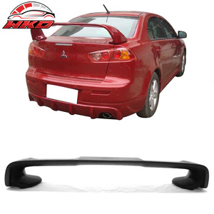 Aileron de coffre arrière de haute qualité compatible avec Mitsubishi Lancer Evolution X EVO Style 08-17, non peint - Product Image 1