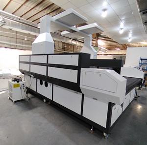 Gran oferta, máquina cortadora láser CO2 de 100W, sistema de refrigeración por agua BMP de alta calidad 180*220 para corte de tela de pañuelo musulmán - Product Image 5