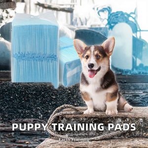Pet 30-Piece 60x90cm Ultra-Absorbent Charcoal Disposable Dog Pee Pads Leak-Proof Deodorant <b>Potty</b> <b>Training</b> Pads for Cats - Product Image 4