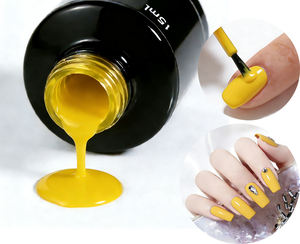 Gel de couleur solide JOUS Vibrant High Pigmentation <span class=keywords><strong>Jaune</strong></span> 6000+ pour une <span class=keywords><strong>manucure</strong></span> et une pédicure durables avec une couverture opaque de qualité salon - Product Image 3
