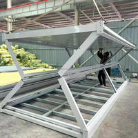 Maison conteneur pliable SKYLINE 20 pieds, installation rapide, maison modulaire préfabriquée, maisonnette en acier sandwich, maison mobile
