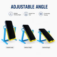 Support de téléphone modulaire détachable imprimé en 3D avec angle de vision réglable pour utilisation sur bureau