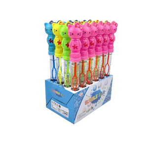 Vente chaude Meiran Pistolet À Bulles Électrique 26CM Durable En Plastique <span class=keywords><strong>Baguette</strong></span> À Bulles En Plein Air Flash <span class=keywords><strong>Eau</strong></span> Jouets pour Enfants Fun Play Enfants Ensemble - Product Image 4