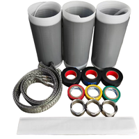 Kit de terminaison de câble rétractable à froid pour intérieur, courant nominal 630A, 40,5 kV, pour câble de coffret de distribution d'énergie d'usine industrielle