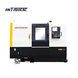 Yeni metal cnc torna CK50 CNC eğimli yatak torna yüksek hızlı hassas fiyat cnc torna