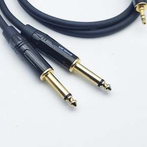 <span class=keywords><strong>สาย</strong></span>เครื่องดนตรี6.35TS เป็น6.35 TS แจ็กเก็ต PVC มีความยืดหยุ่นพร้อมสาย <span class=keywords><strong>AUX</strong></span> ทองแดงชุบทอง - Product Image 4
