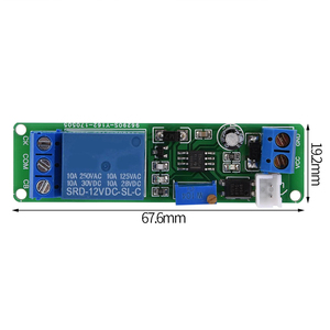 DC 12V Adjustable Timer <strong>Delay</strong> Turn OFF Module Timing Relay Time Switch <strong>1</strong>~10sec 10A - Product Image 6